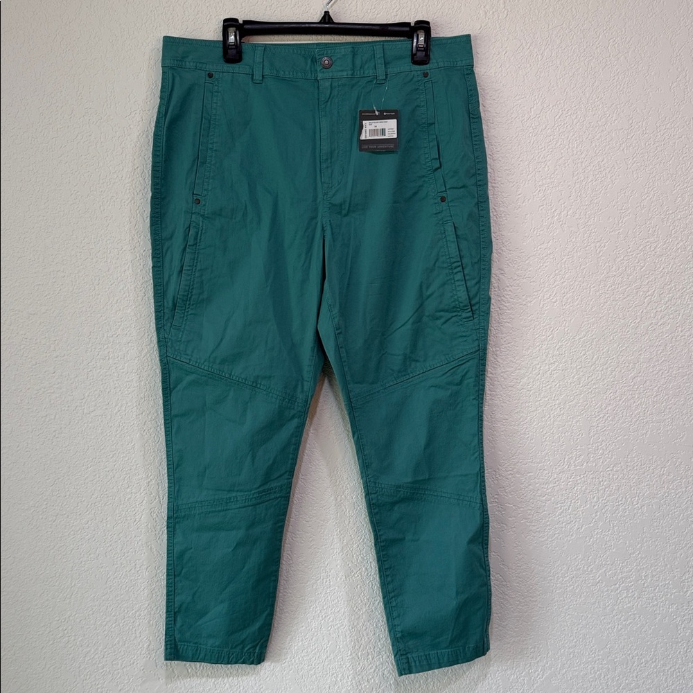 Eddie Bauer Women's Teal Cargo Ankle Pants